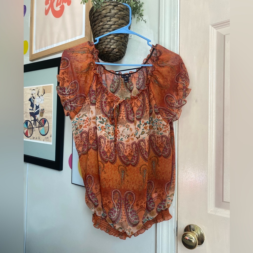 F.A.N.G brown top